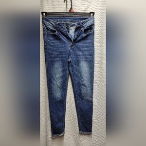 SHEIN Dark Blue Denim Jeans